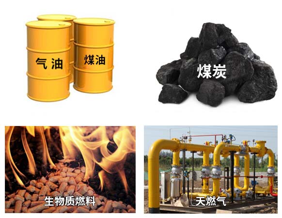 常見的熱源可以分為固體燃料、液體燃料、氣體燃料等
