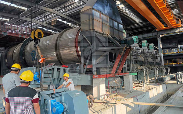 藥廠污泥烘干機安裝